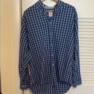 Blue Checkered Brooks Brothers Men's Shirt